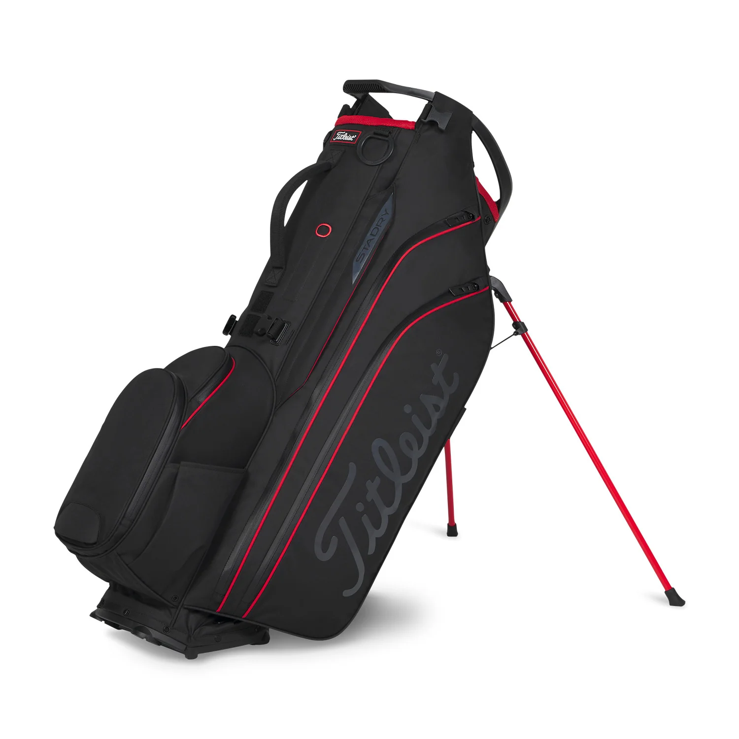 Titleist Hybrid 14 StaDry - Black/Red - Image 9