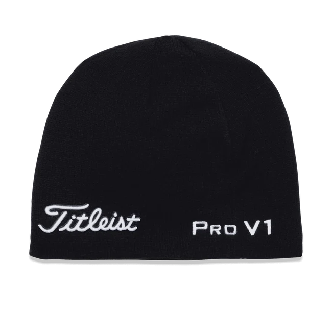 Titleist Merino Wool Beanie Black/White - Image 4