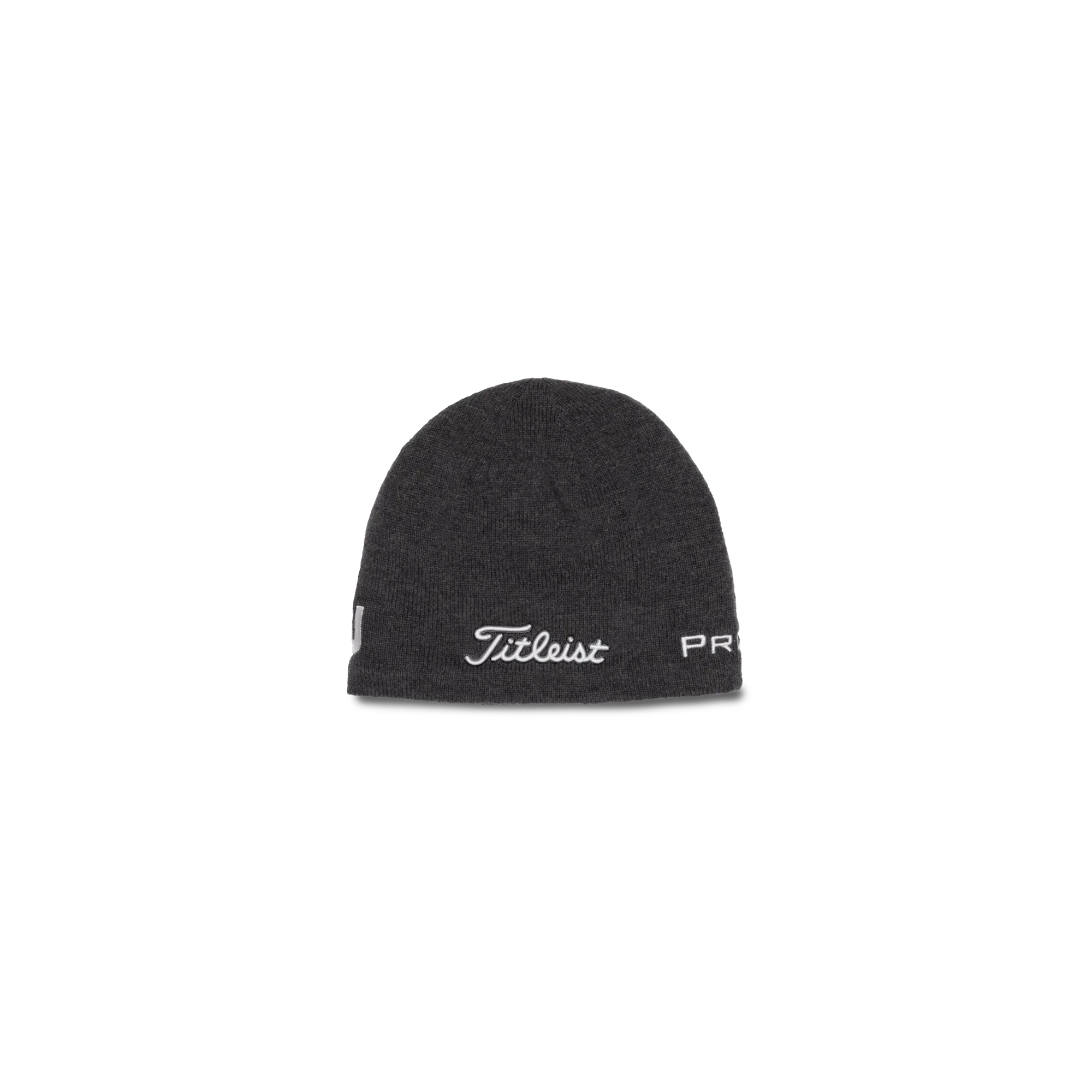 Titleist Merino Wool Beanie Charcoal/ White - Image 2
