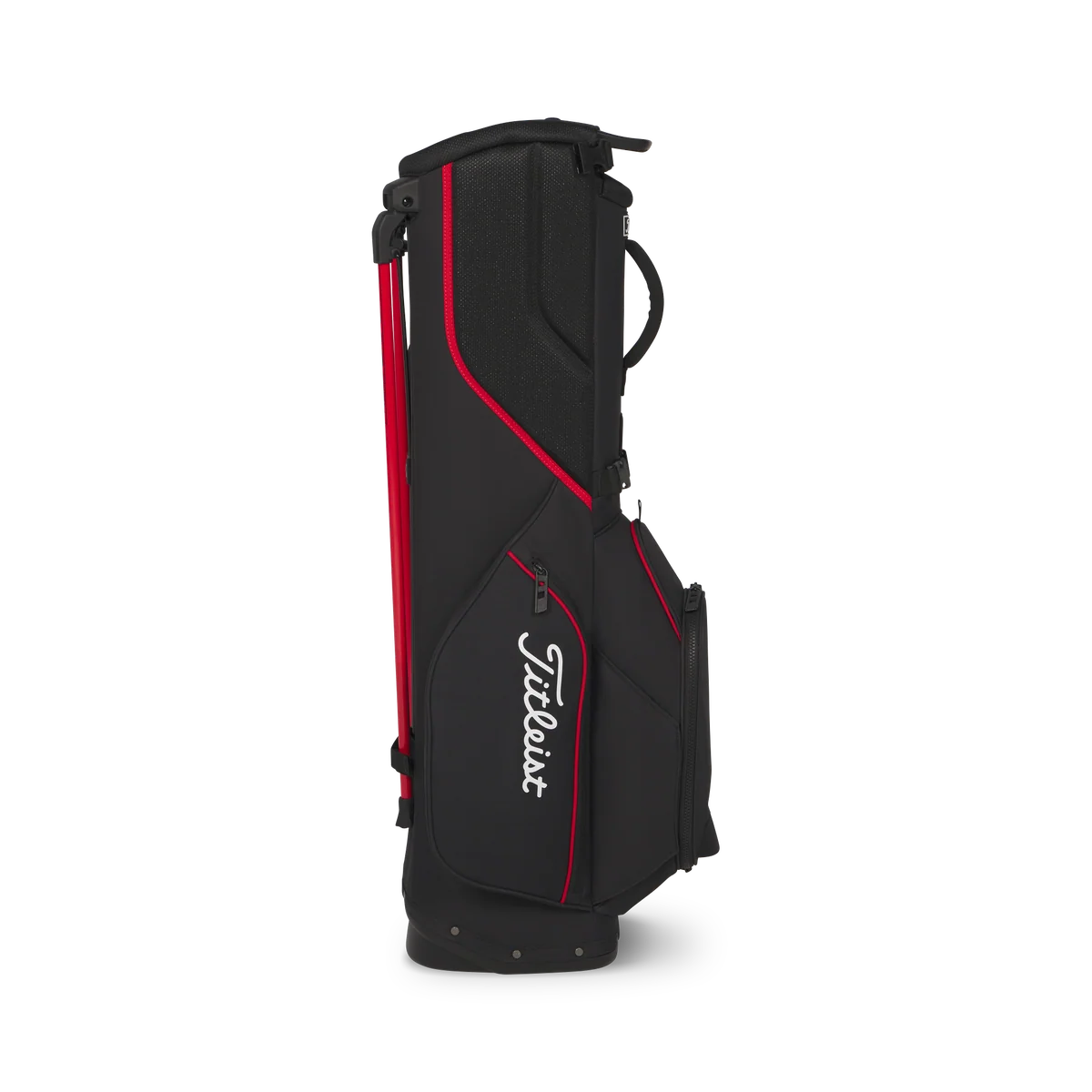 Titleist Players S4 Stand Golf Bag - Black/Red/White - Image 3