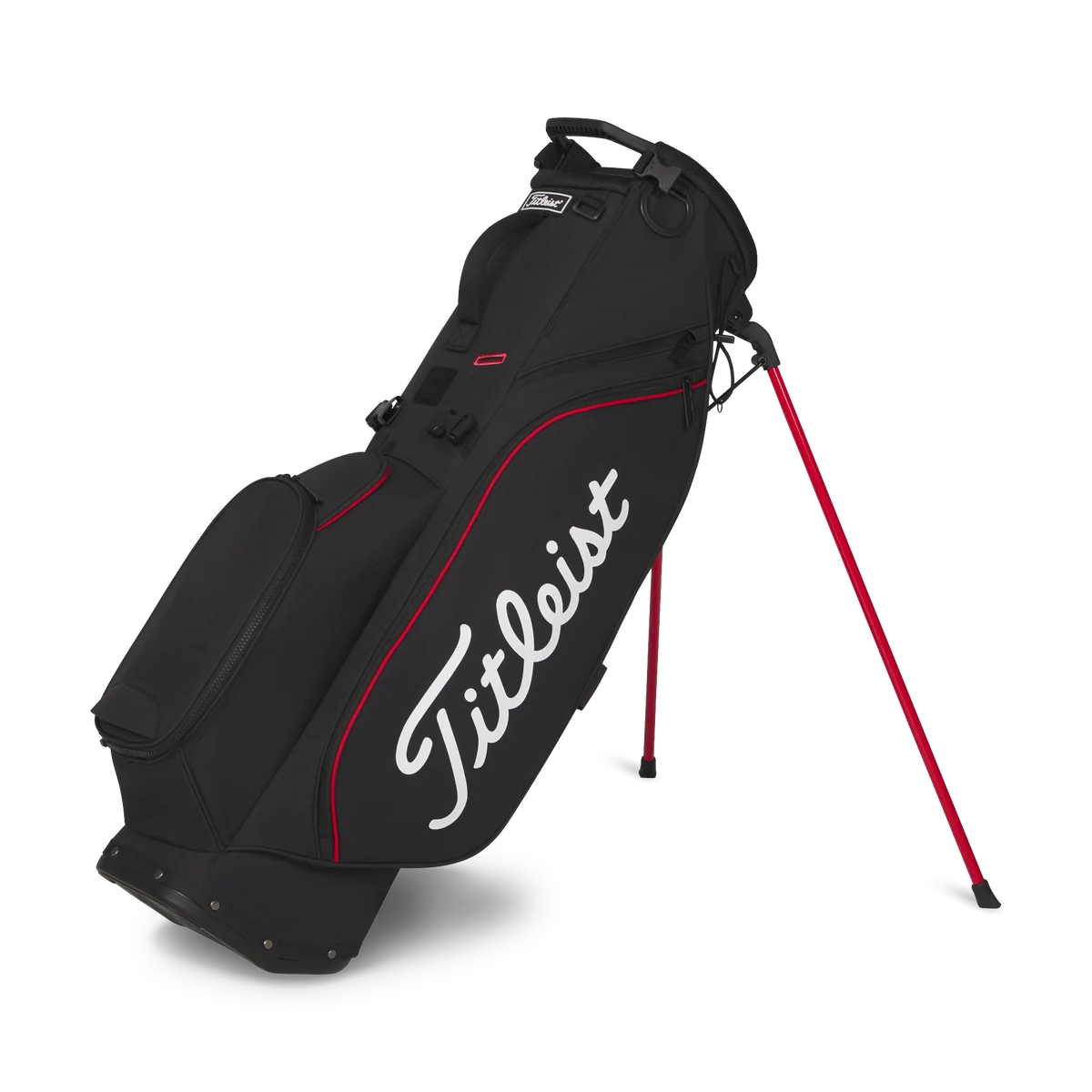 Titleist Players S4 Stand Golf Bag - Black/Red/White - Image 4