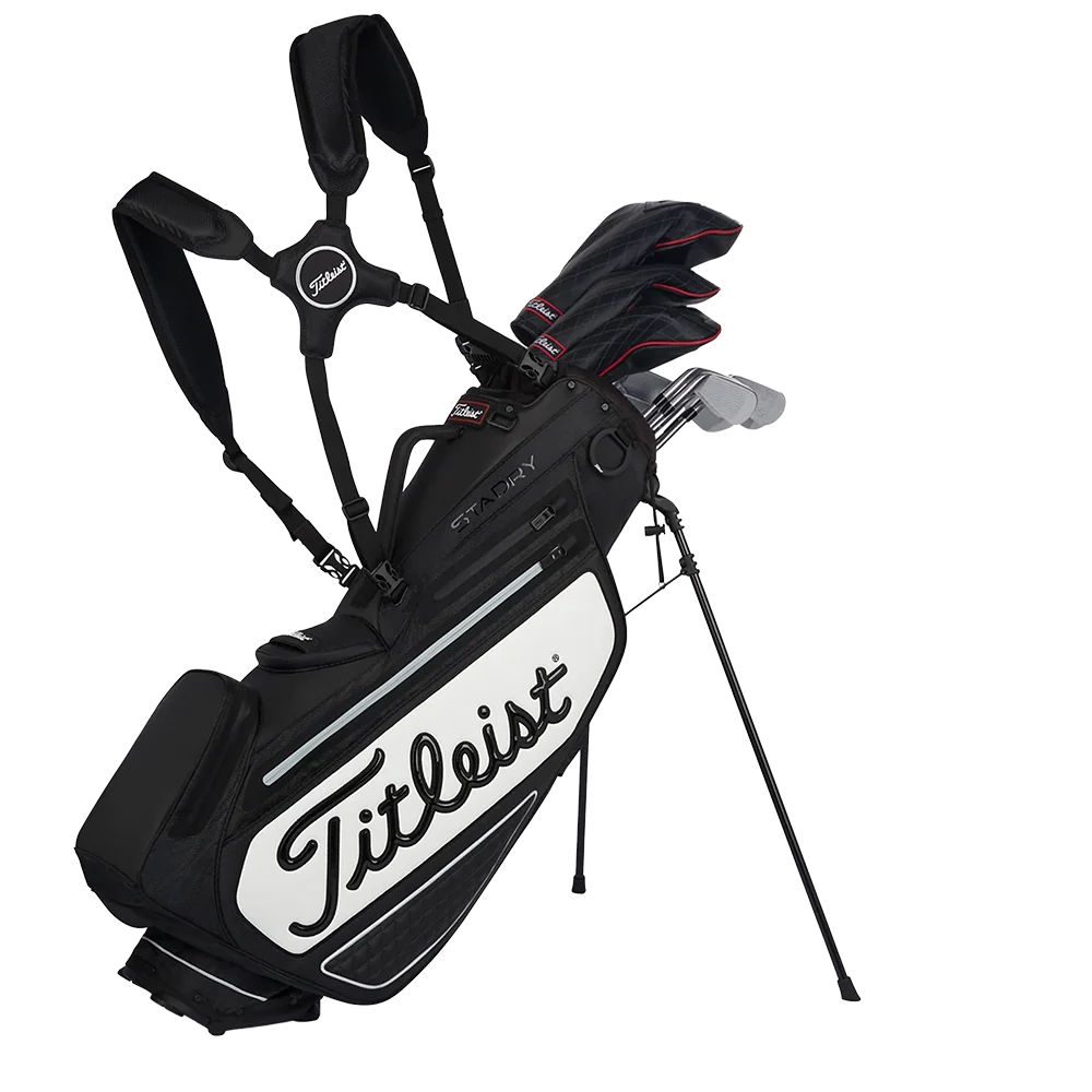 Titleist Tour Series Premium Stand StaDry Bag Black / White - Image 6