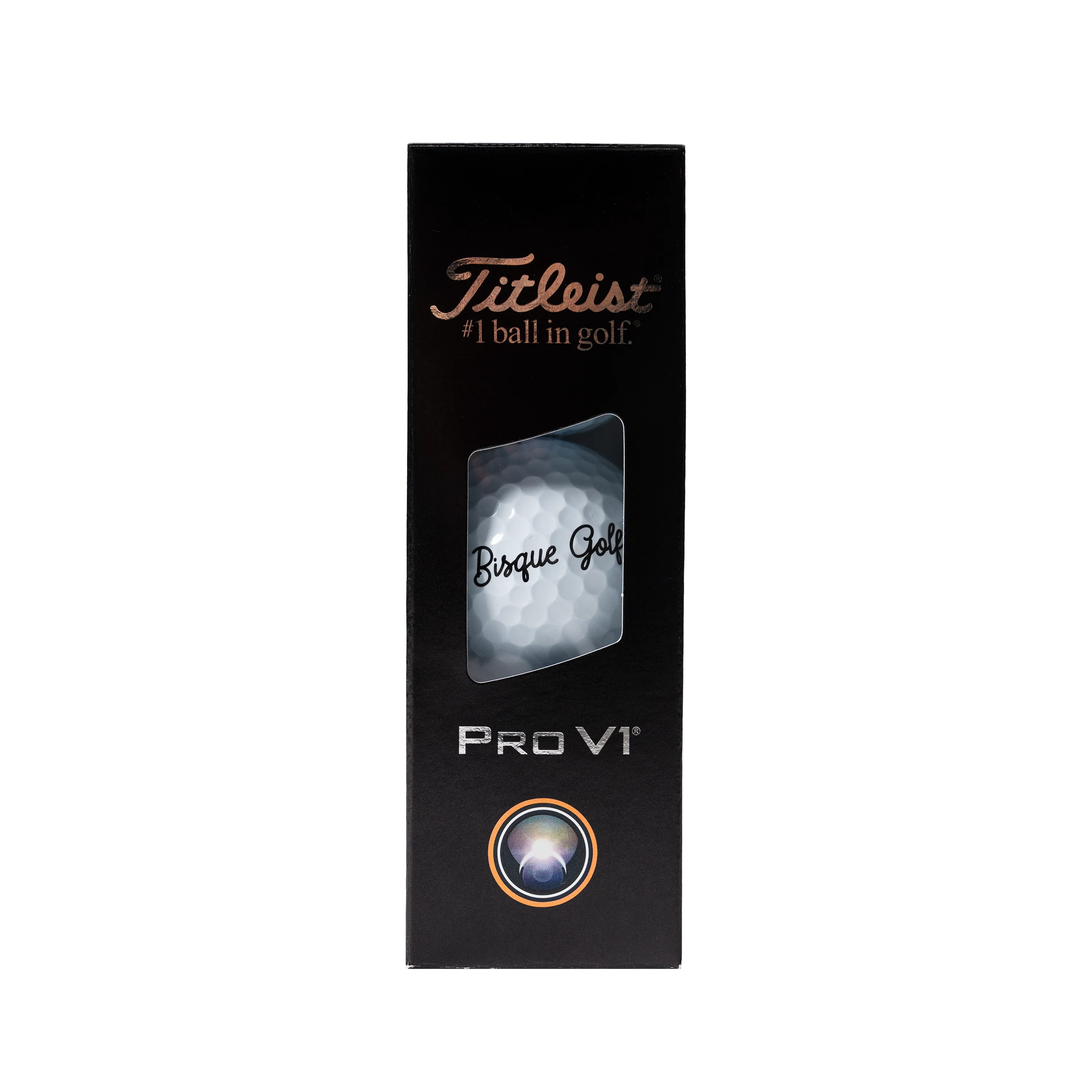 Titleist Pro V1 2025 with Bisque Golf - 3 balls - (High numbers 5, 6, 7, 8) - Image 3