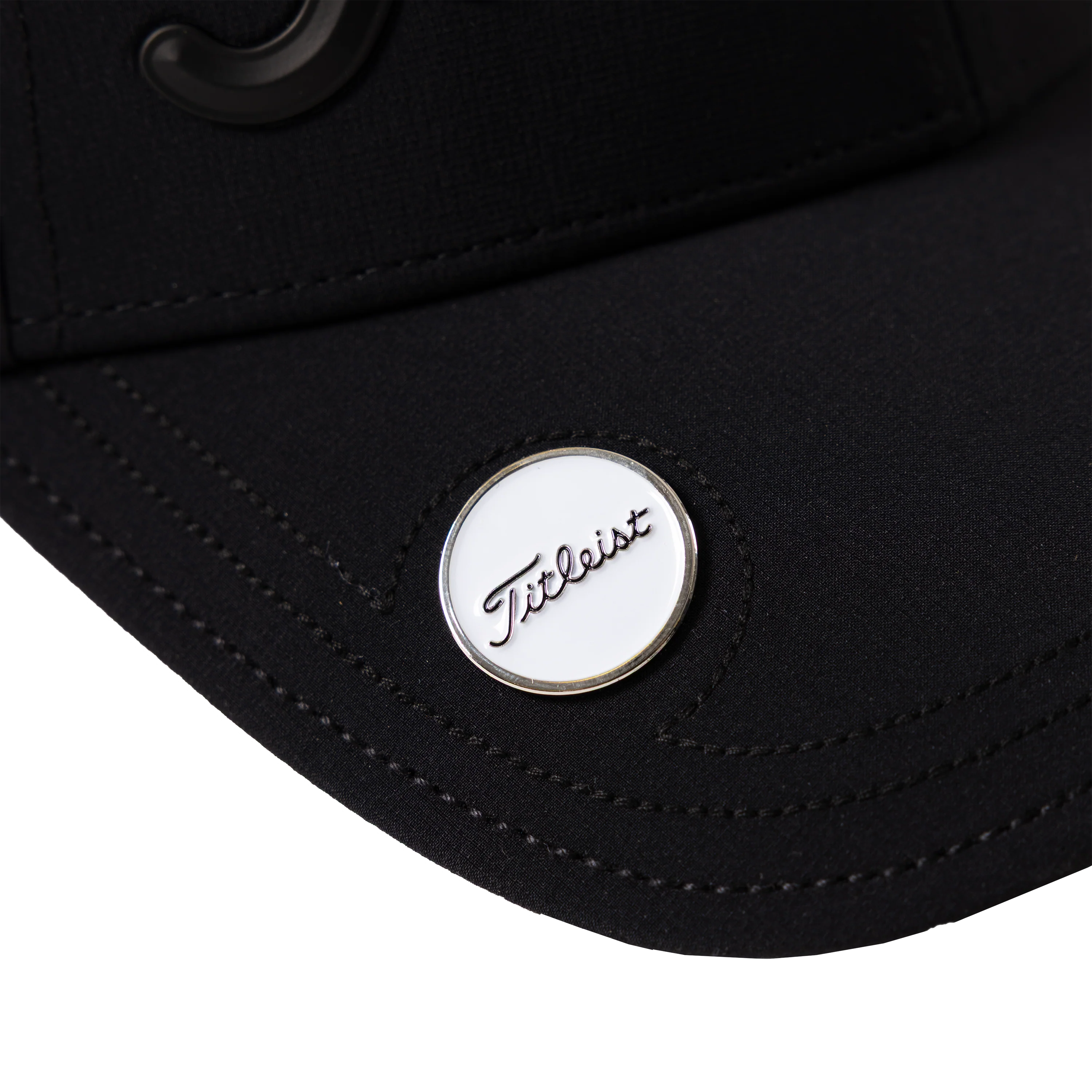 Titleist with Bisque Players Performance Ballmarker Cap - All Black - Image 4